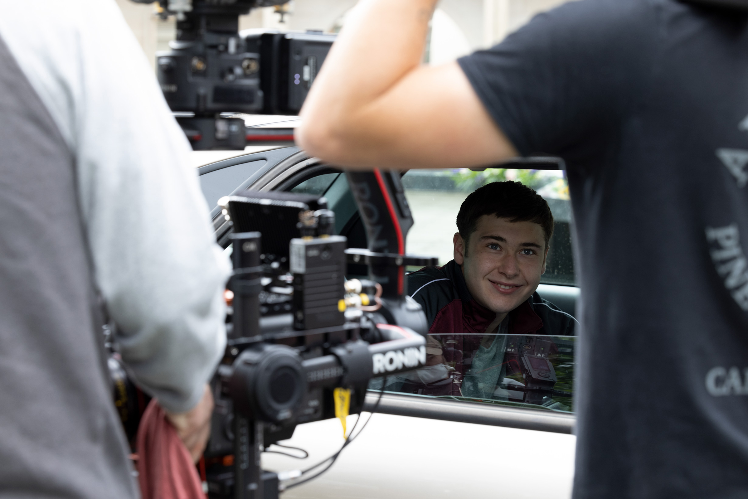 Behind the scenes of a TV production